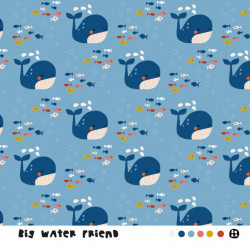 Bio Jersey Lillestoff - Big water friends